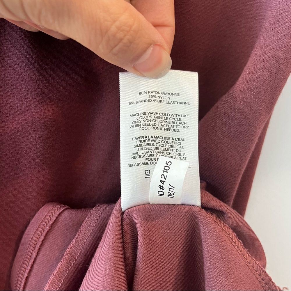Express Mauve Ruffle Mini Dress - Size Med - Picture 5 of 6